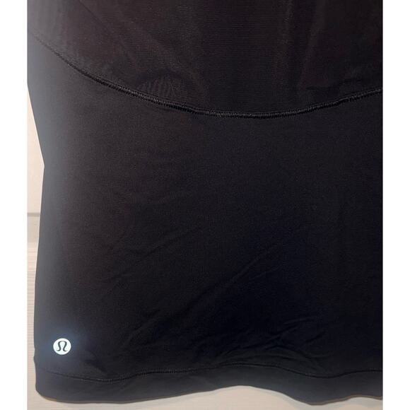 LULULEMON Home Stretch Tank Women's Size 4 Black With Mesh - Picture 8 of 14
